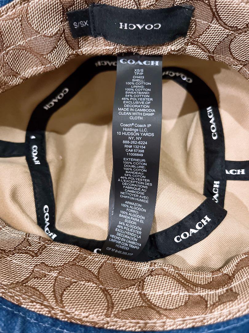 【新品】COACH コーチ デニム バケット ハット