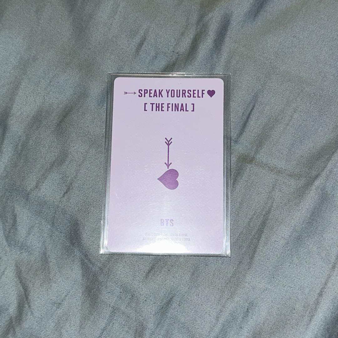 衝撃特価 BTS SYS THE FAINAL トレカ V テヒョン - メルカリ タレントカード