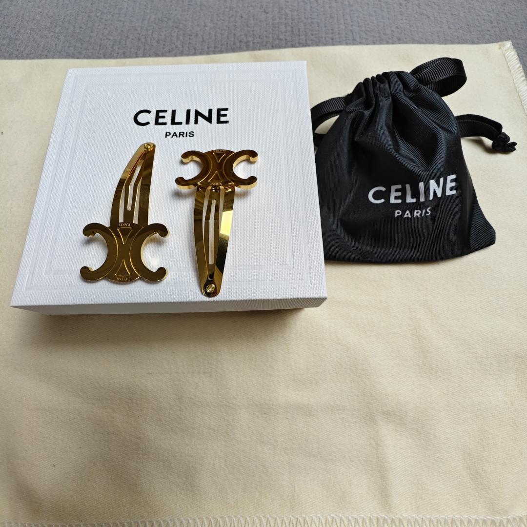 CELINE ヘアピン（ゴールド）