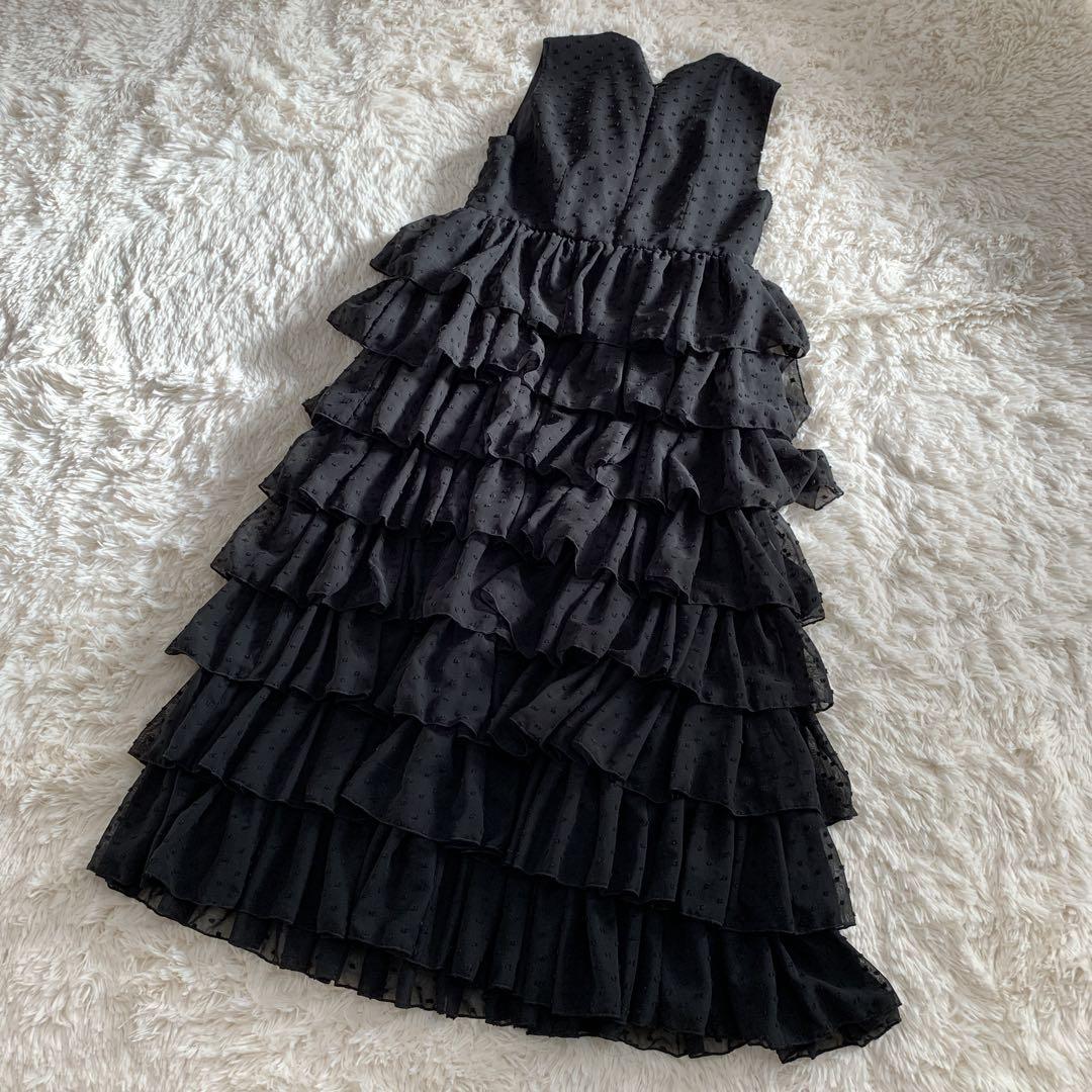 Bibiy SARA RUFFLED MIDI DRESS サイズS