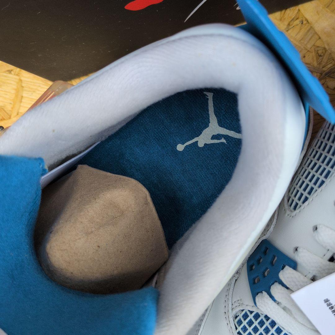 【新品未使用】AIR JORDAN 4 RETRO MILITARYBLUE ⑮