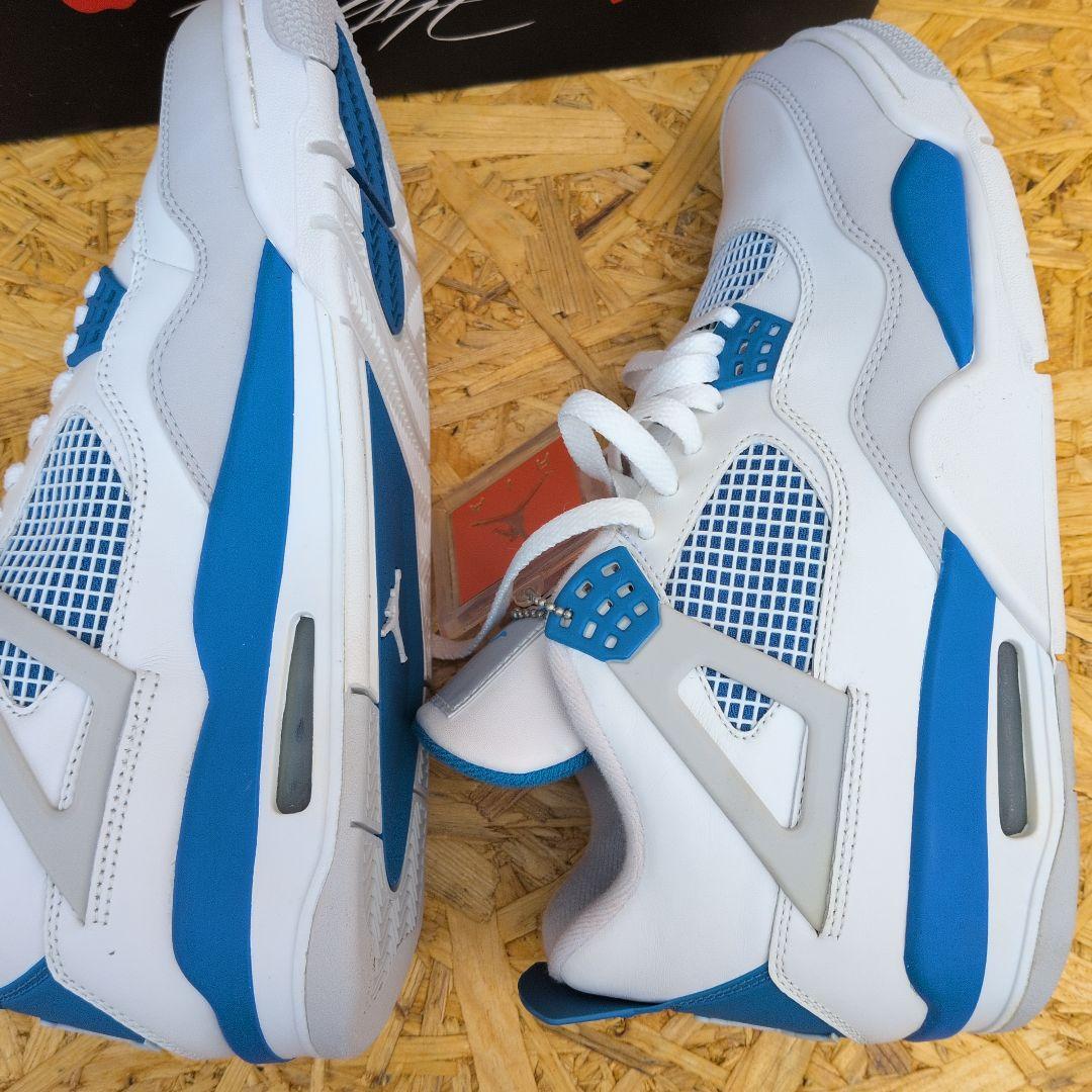 【新品未使用】AIR JORDAN 4 RETRO MILITARYBLUE ⑮