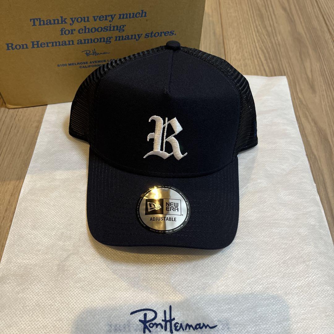 未使用　ロンハーマン RHC newera メッシュ Rロゴ キャップ　ネイビー
