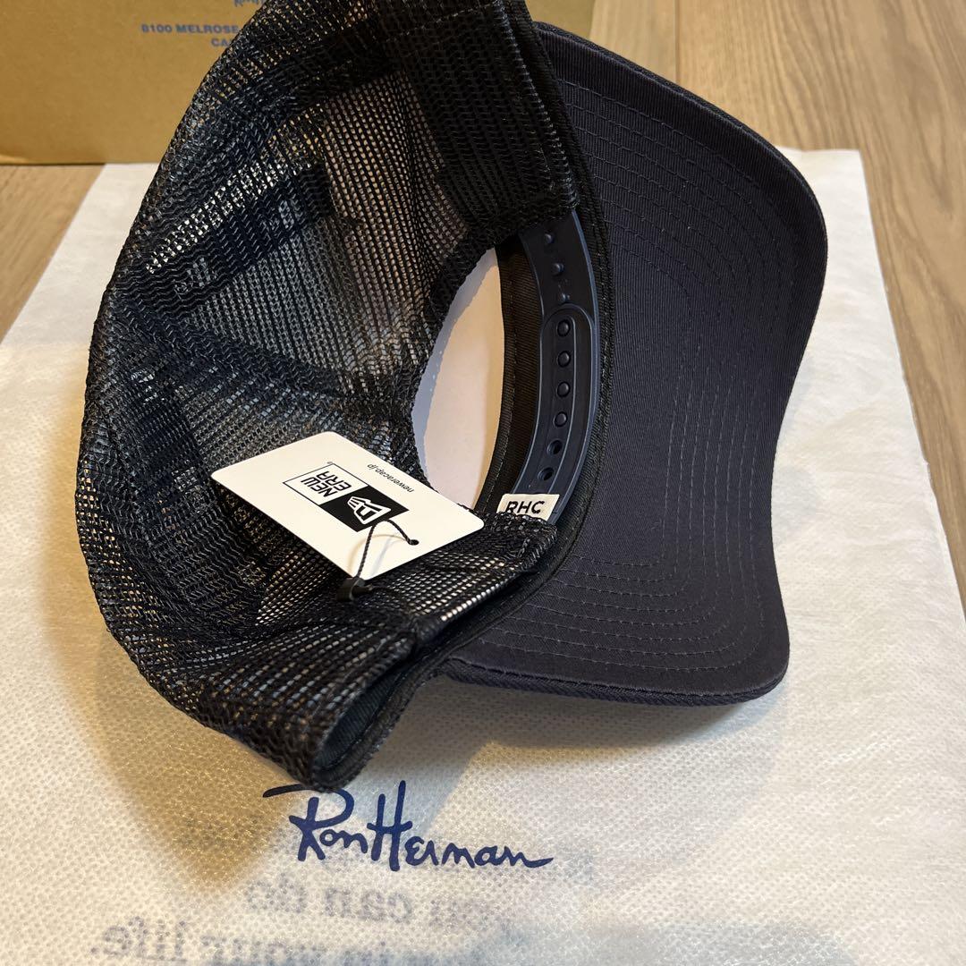 未使用　ロンハーマン RHC newera メッシュ Rロゴ キャップ　ネイビー