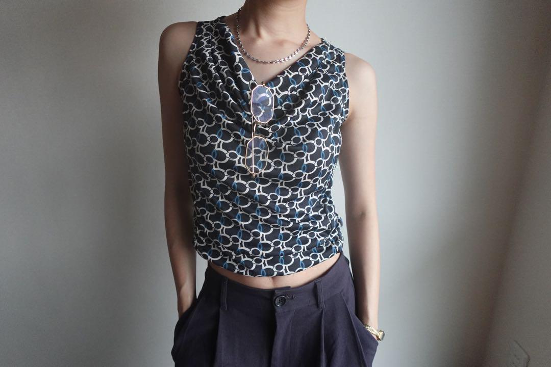 vintage design tank topトップス