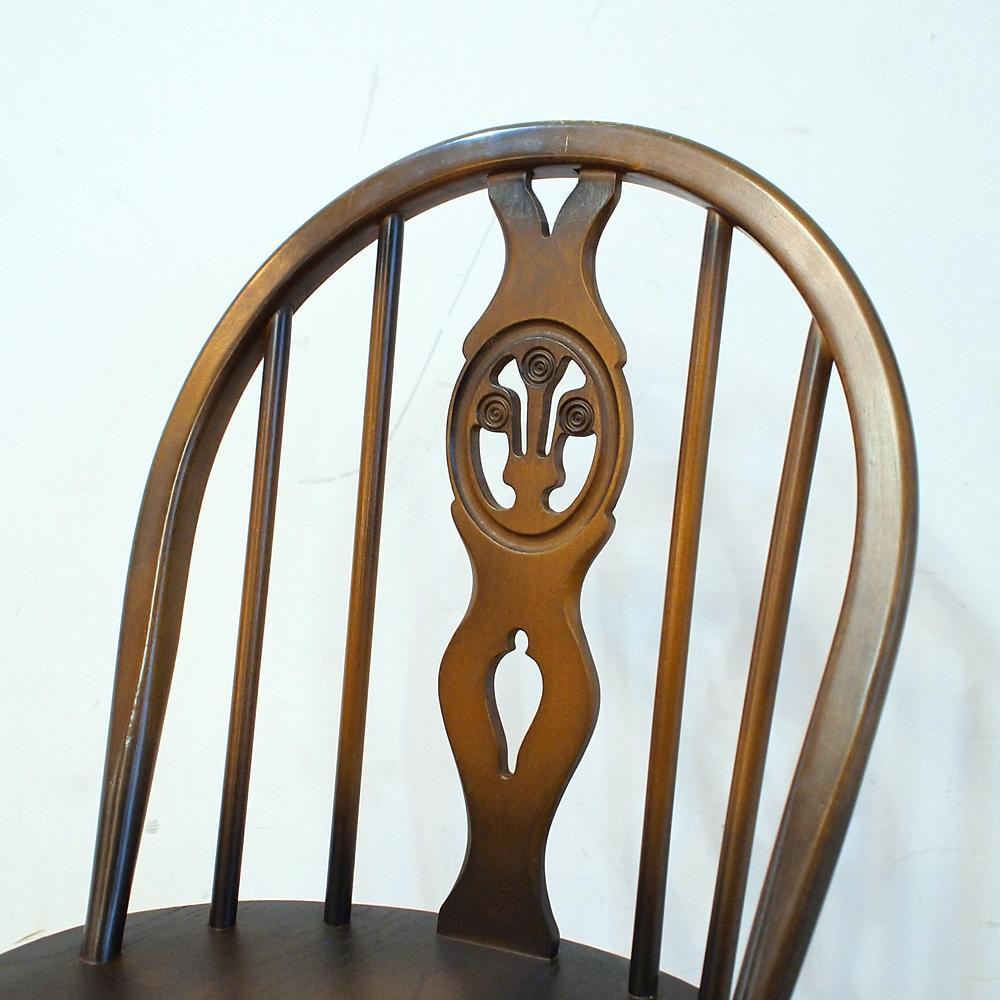 希少 イギリスビンテージ アーコール/ercol エルム材 シスルバック チェア