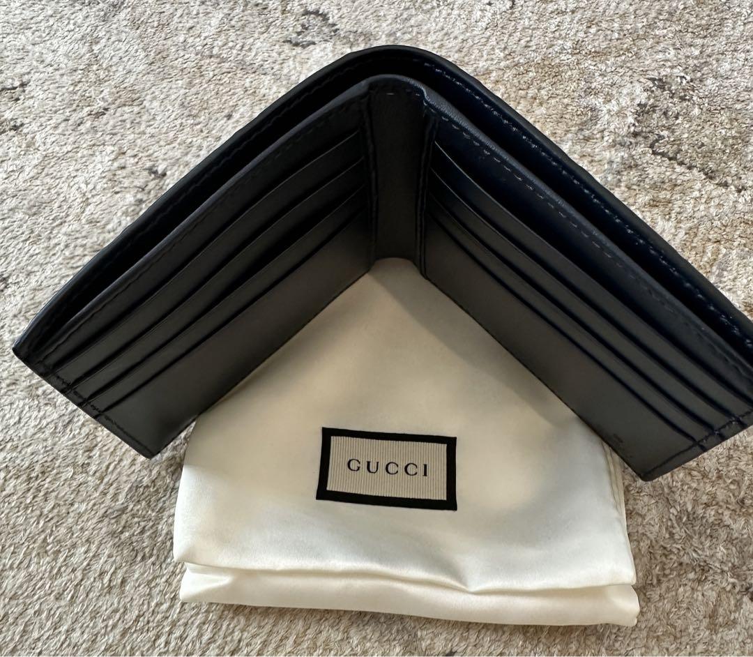 新品未使用GUCCI グッチ シグニチャー 二つ折り財布