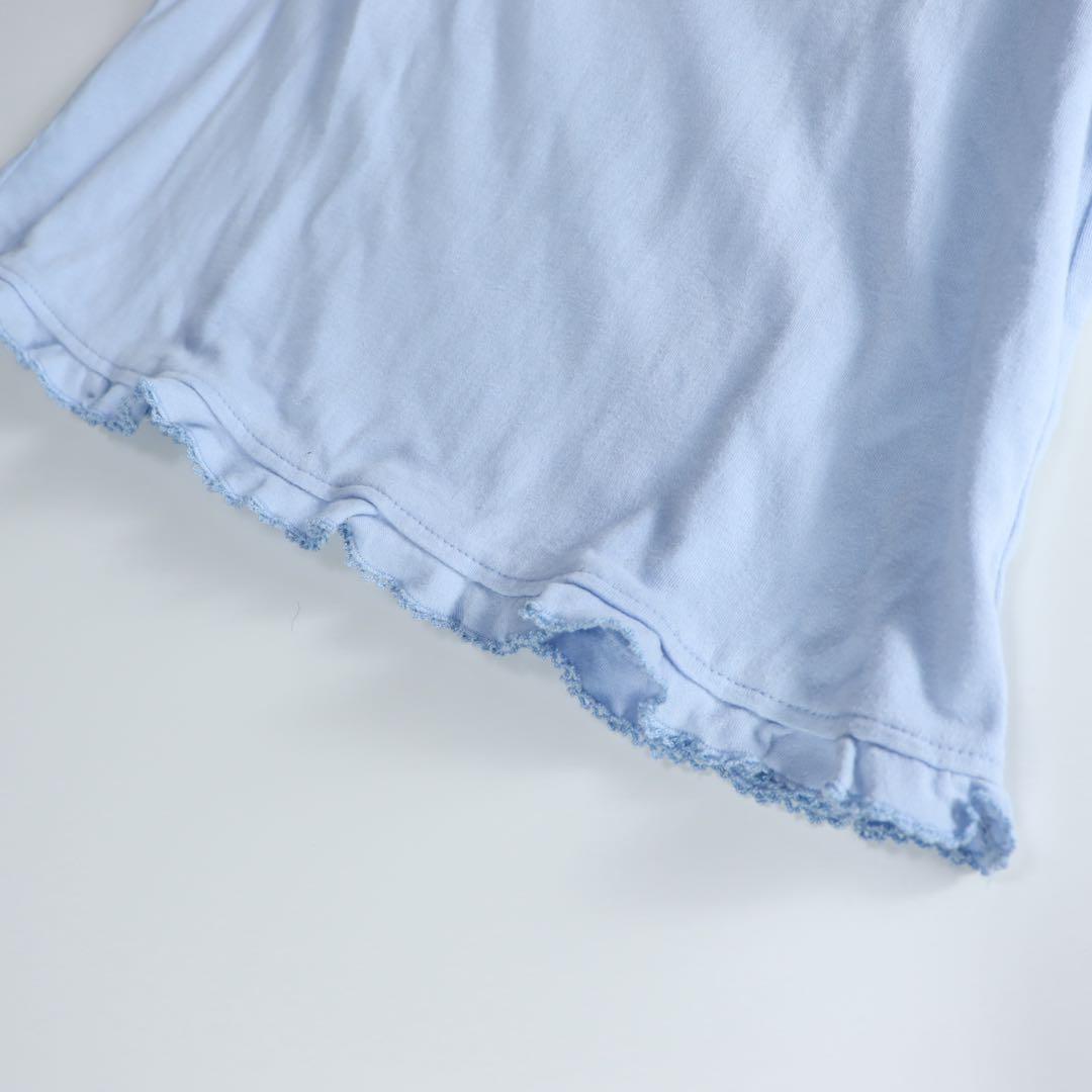 PINK HOUSE ピンクハウス ブラウス　カットソー　半袖　夏物　水色