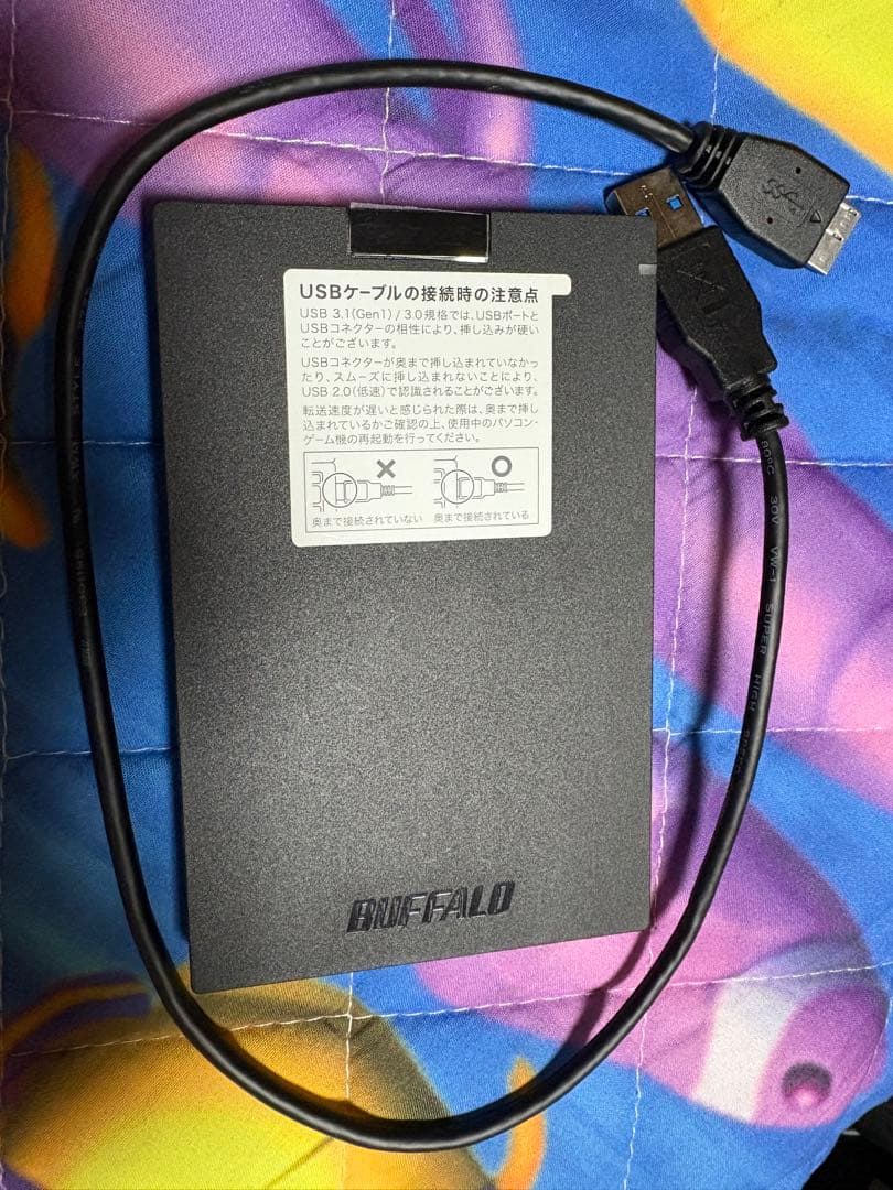 バッファロー外付けSSD 1TB USB3.0