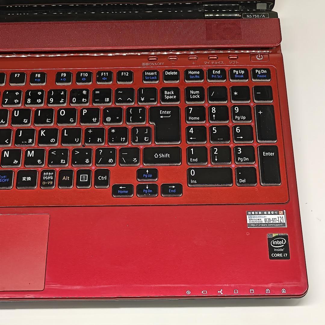 【NEC】NS750 高性能i7 SSD512GB 16GB ゴールドノートPC NEC】NS750 爆速i7 新品SSD512GB 16GB レッドノートPC - メルカリ