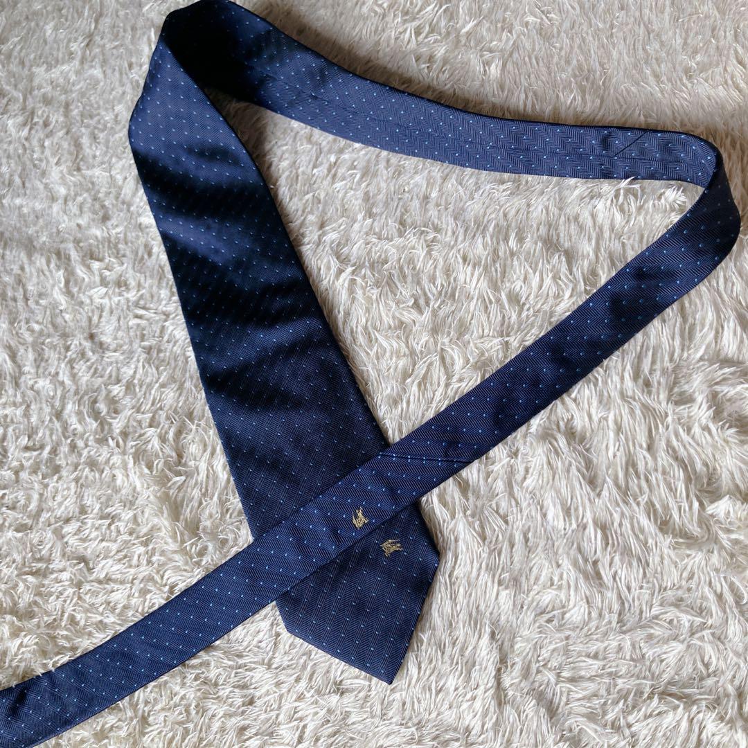 BURBERRY'S シルク100% ネクタイ ドット柄 ホースロゴ