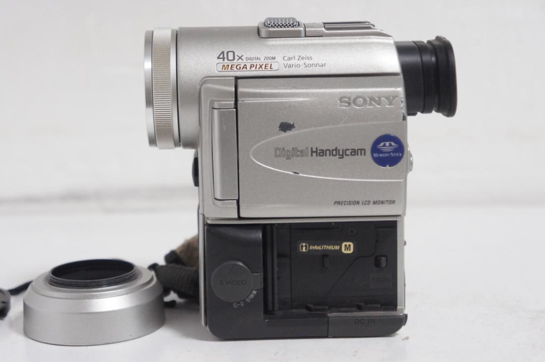 miniDVのダビングに！SONY ビデオカメラ DCR-SC100 1 動作品☆SONY DCR PC100 MiniDv ビデオカメラ 714 - メルカリ