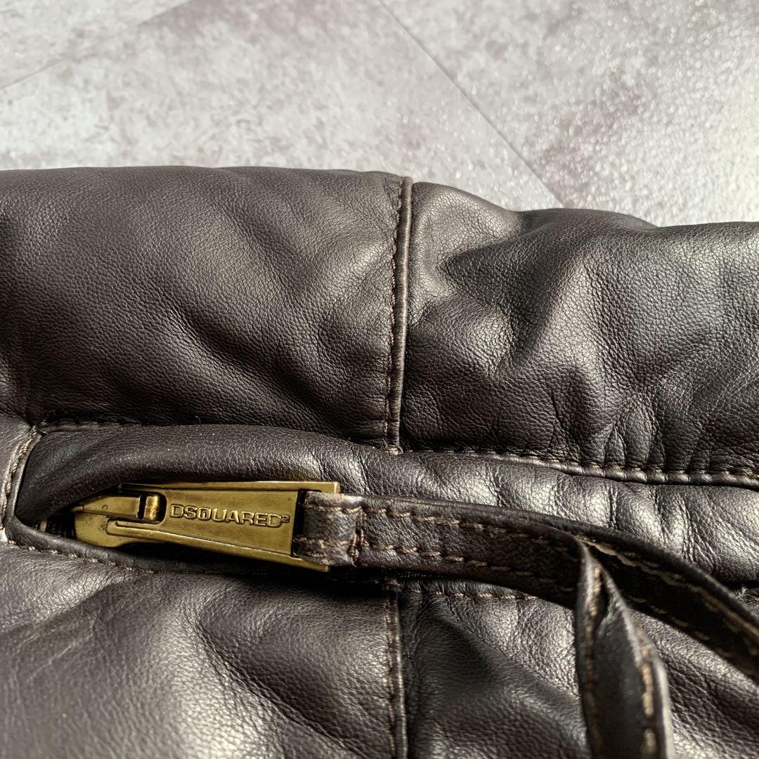 ジャケット・アウター archive DSQUARED2 N2B leather down Jkt