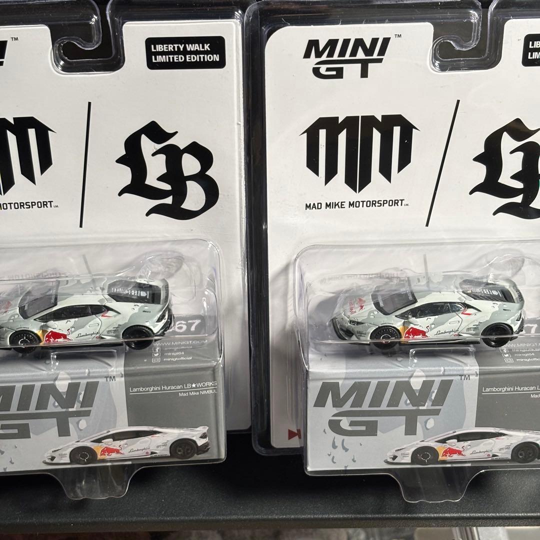 2台セット特価|【LBWK店舗限定】MINIGT ランボルギーニ ウラカン