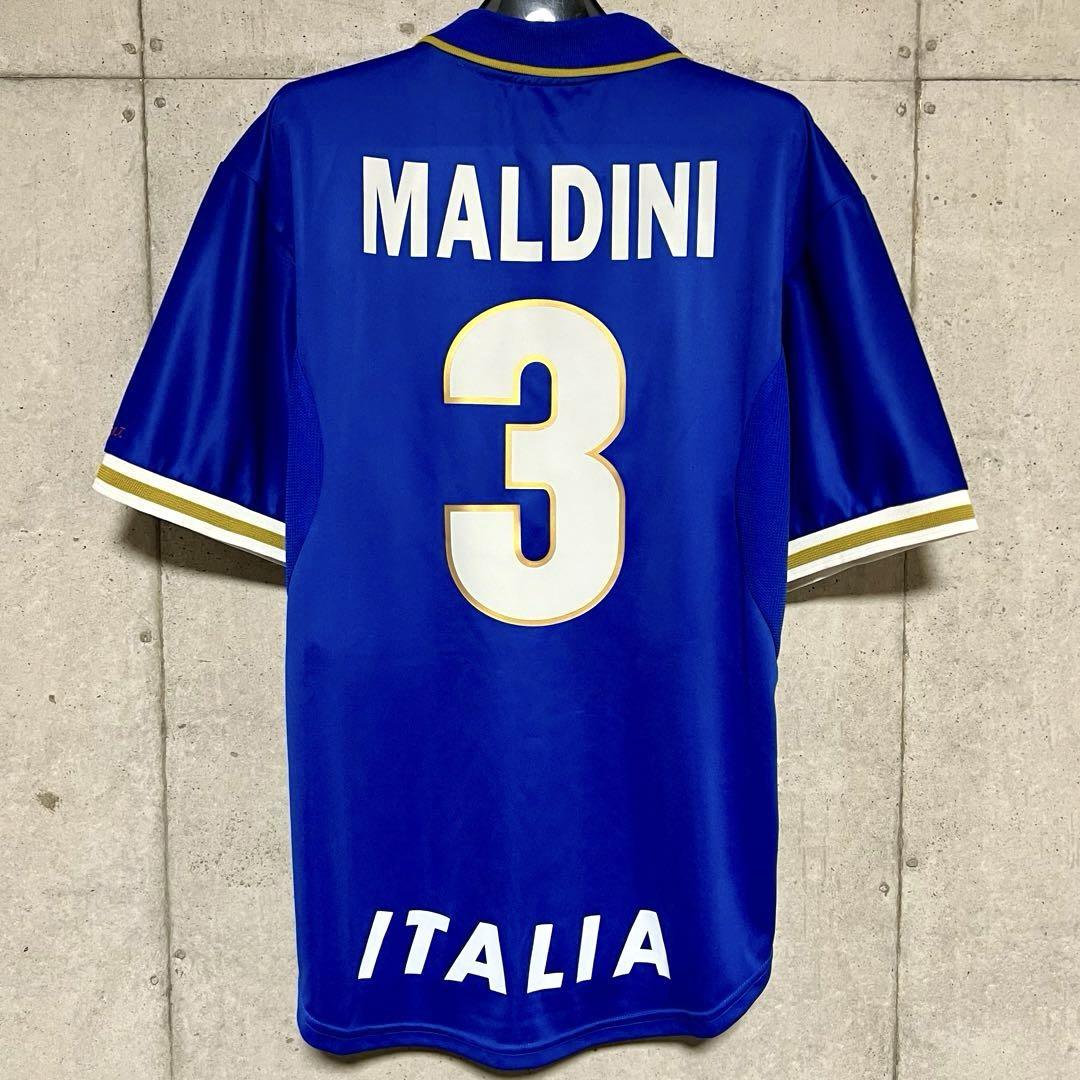 新品/タグ付き】EURO1996 イタリア代表 ♯6マルディーニ 【L 新品/タグ付き】EURO1996 イタリア代表 ♯6マルディーニ 【L