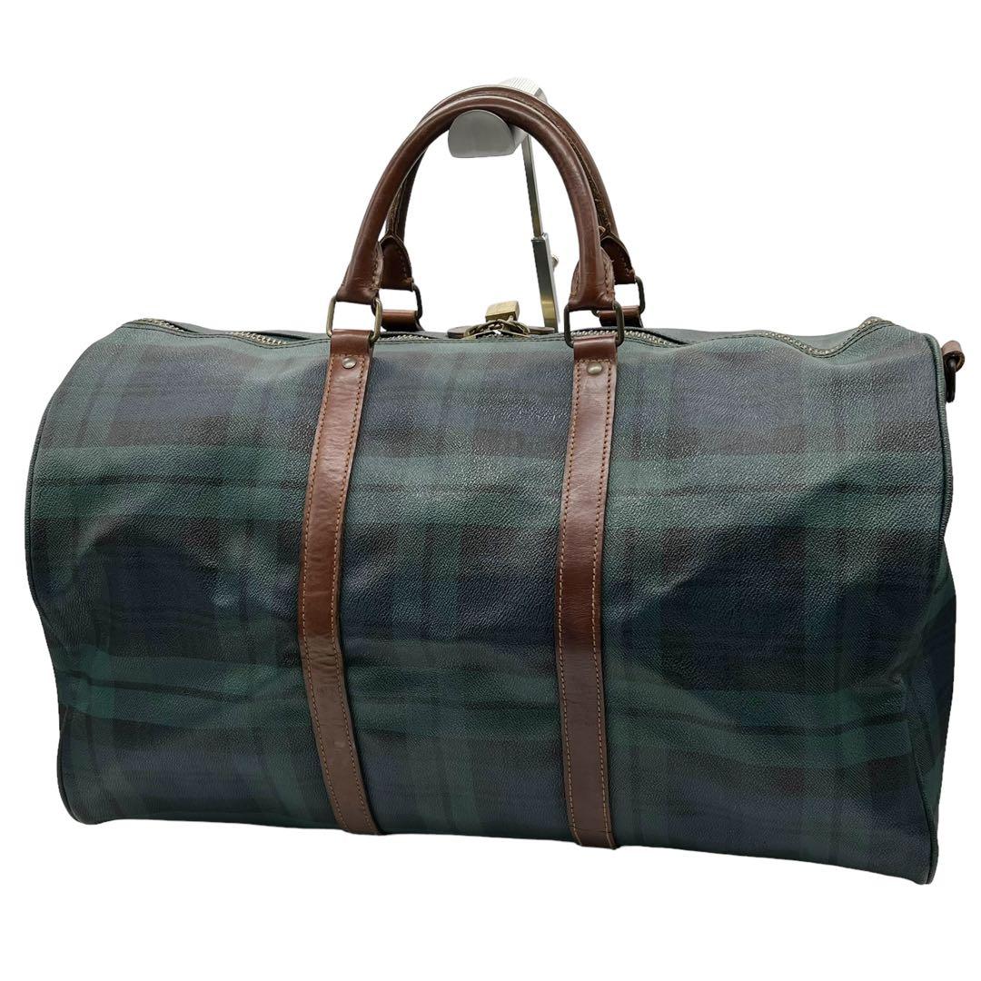 ✨️美品✨️PoloRalphLauren タータンチェック ボストンバッグ