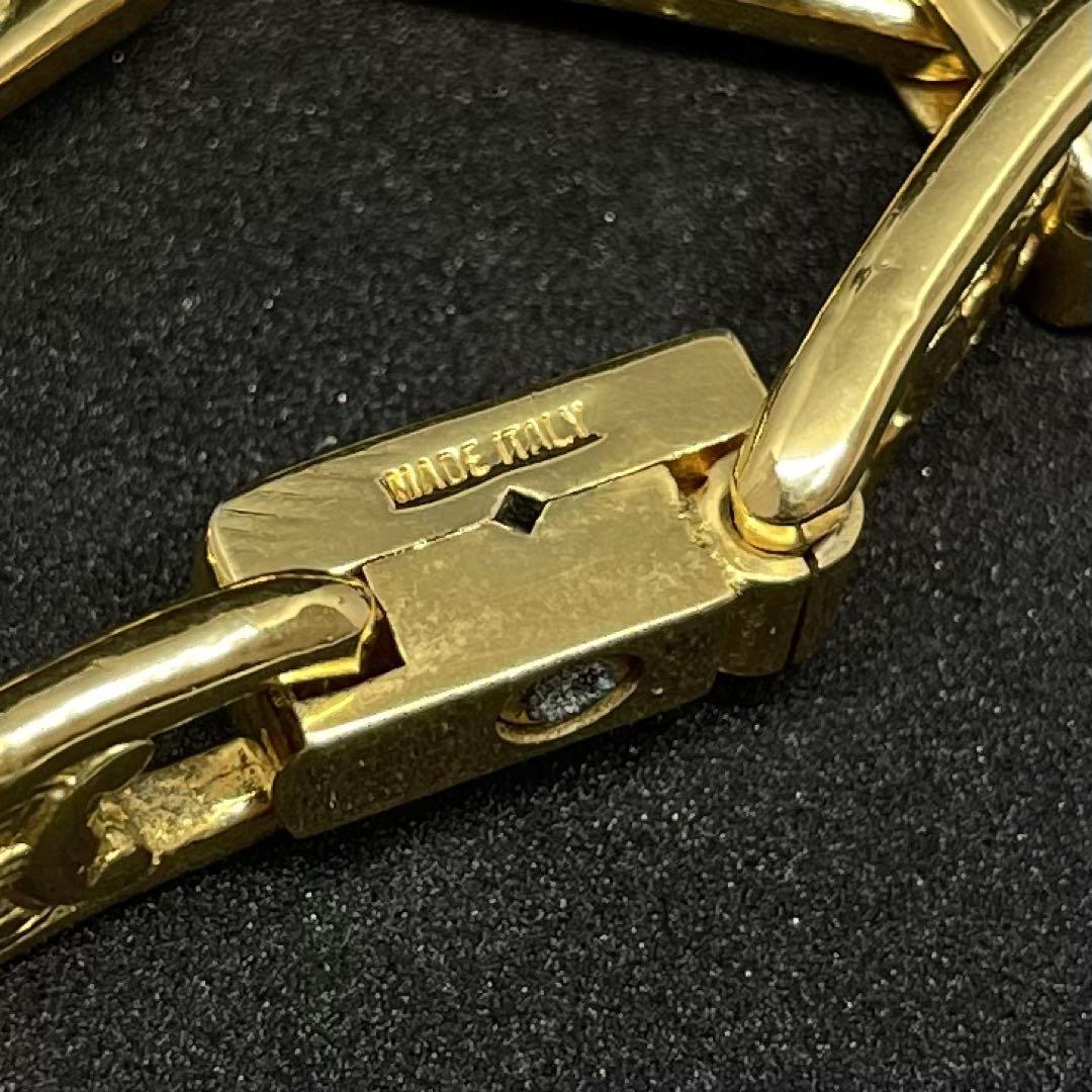 美品✨CELINE 松村北斗着用 ブレスレット マカダム　トリオンフ ゴールド 極美品✨ 松村北斗着用 CELINE ブレスレット マカダム ロゴ 希少