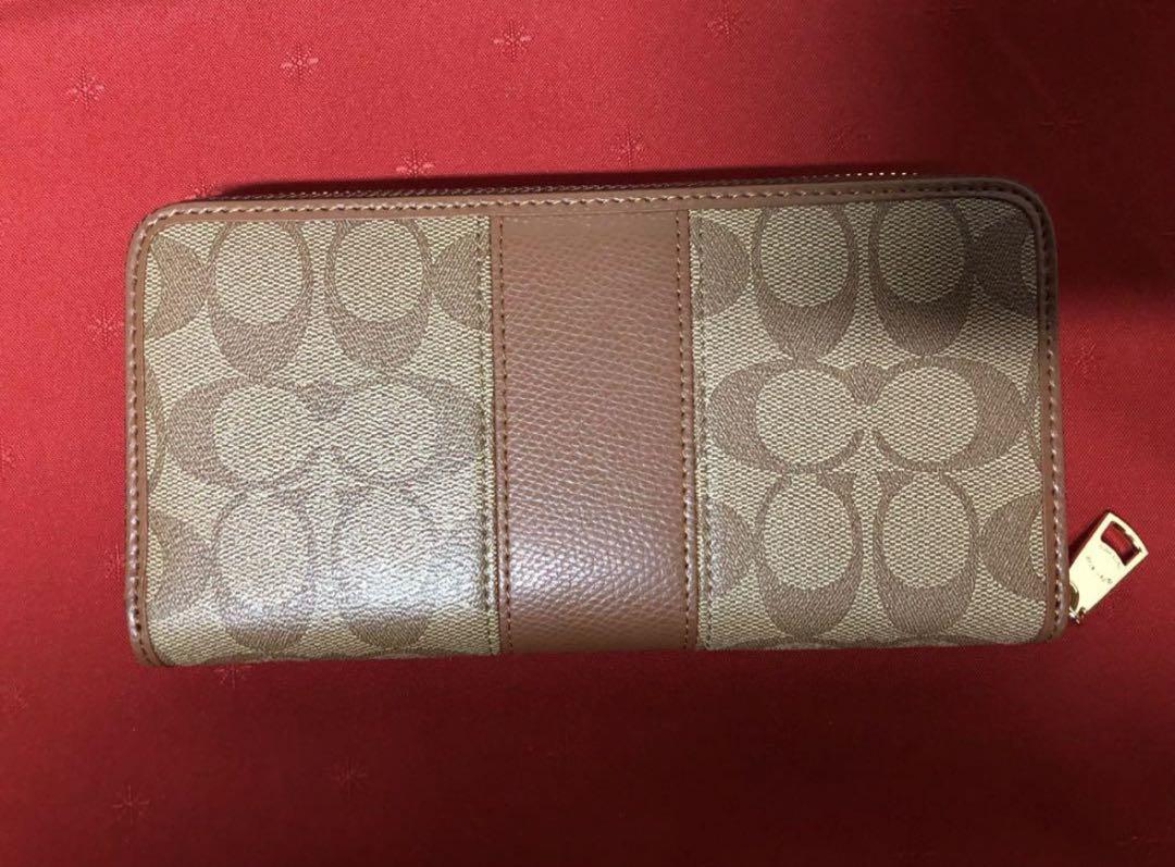 【週末限定お値下】新品未使用 COACH 長財布 カーキブラウン
