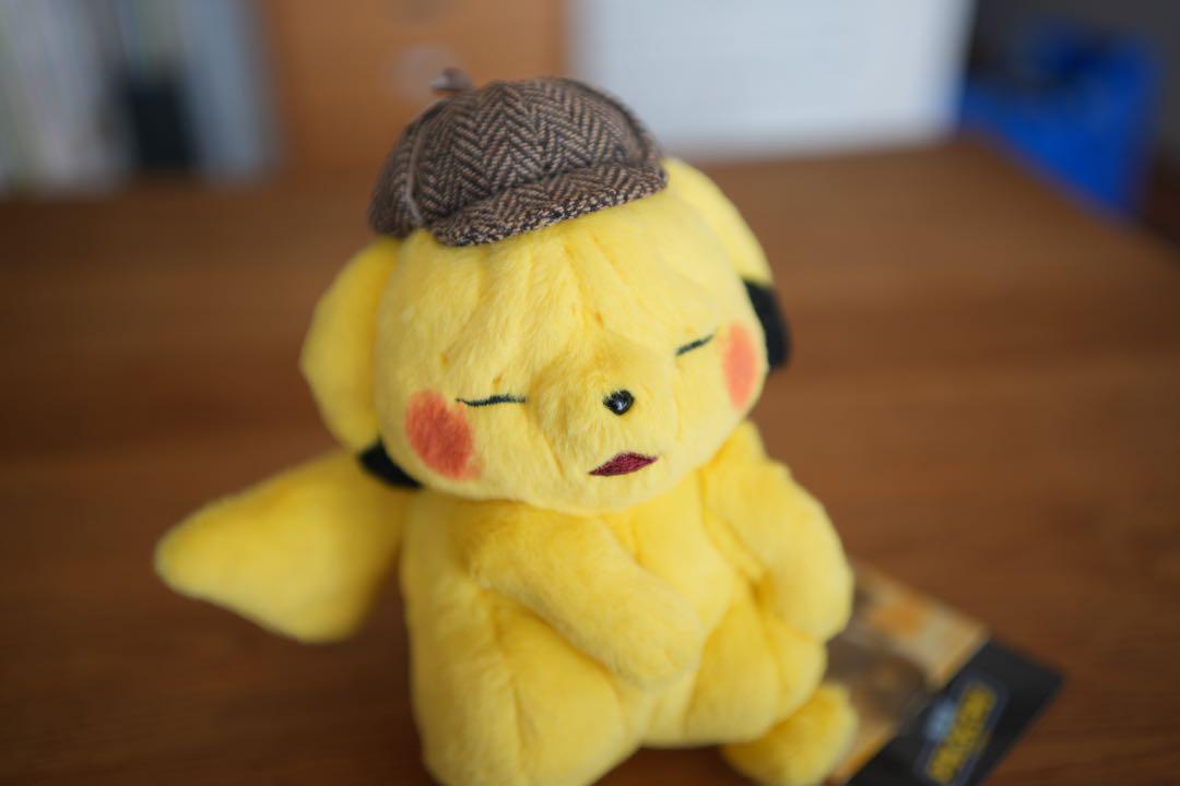 名探偵ピカチュウ　しわしわ　ぬいぐるみ