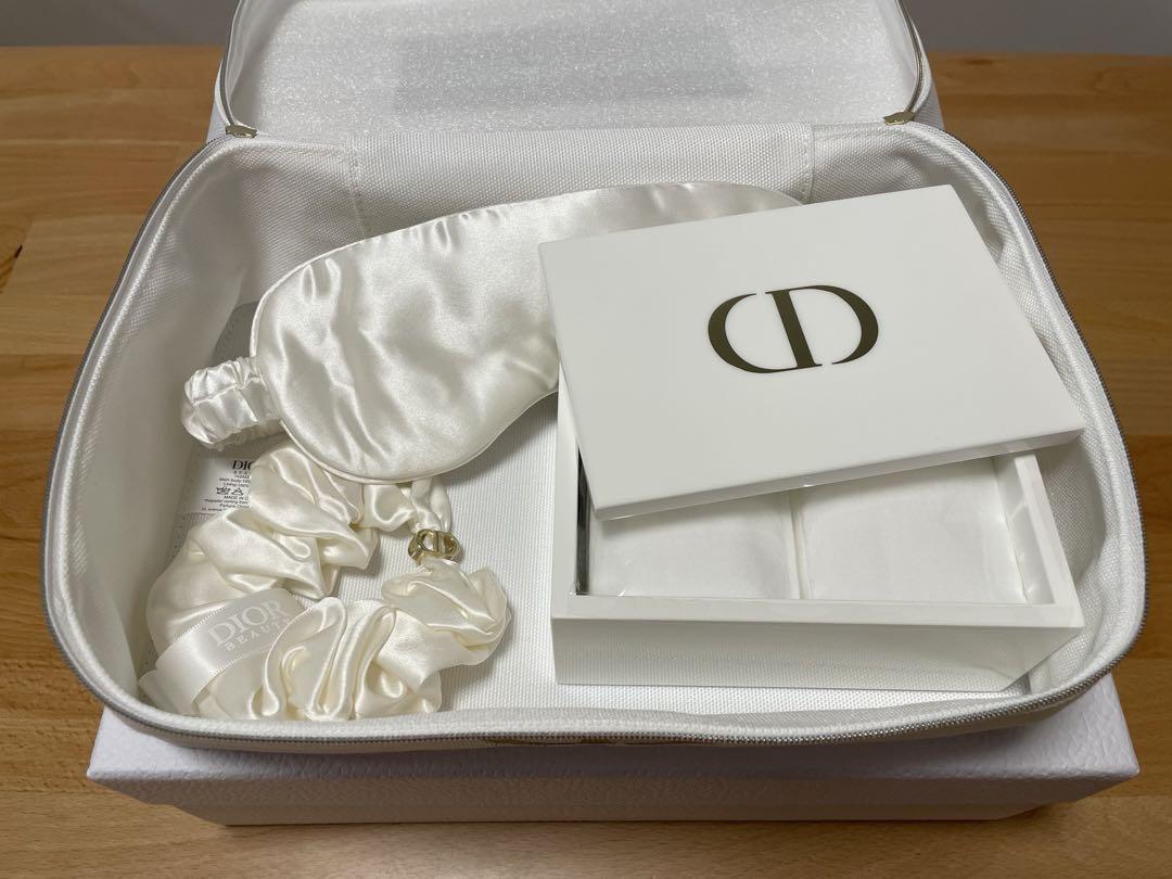 Dior ディオール ノベルティ バニティ アイマスク シュシュ コットンケース ディオール ノベルティ バニティ コットン付きケース シュシュ