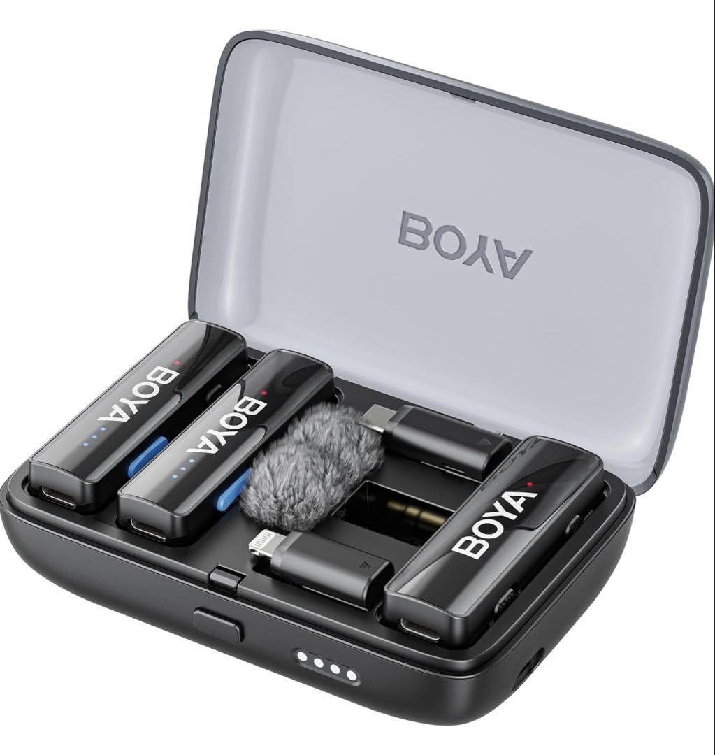 【新品】BOYA BOYALINK V2.0 ピンマイク 無線