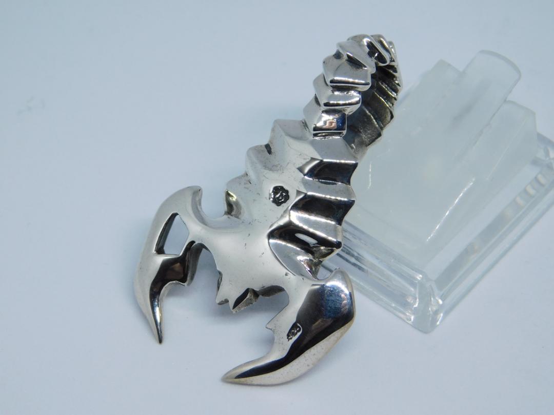 正規品在庫 新品 ネックレス トップ オニキス 蠍 Sv90G-m11484570574 BIZARRE ビザール スコーピオン 人気定番2022