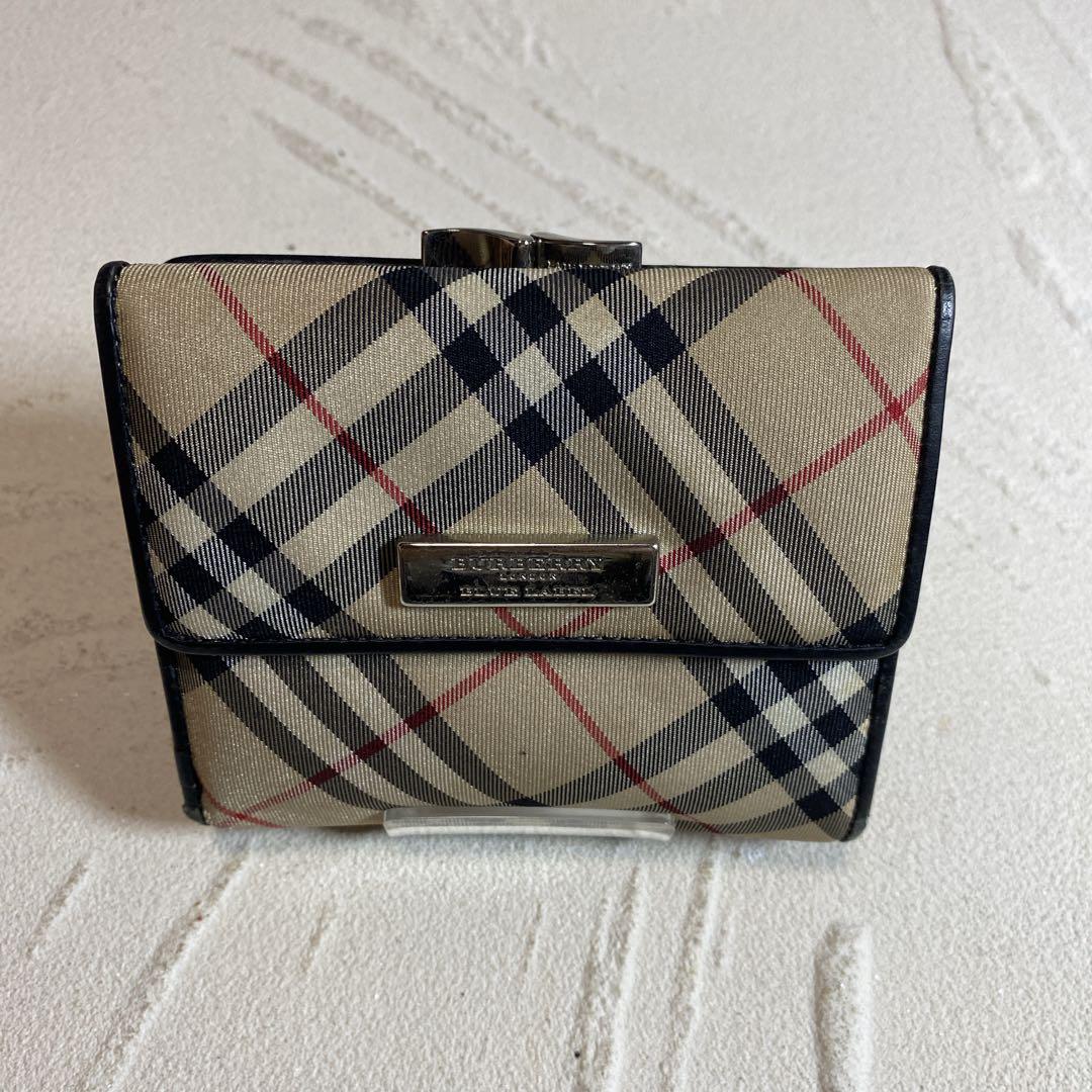 BURBERRY BLUE LABEL バーバリーブルーレーベル 三つ折り財布