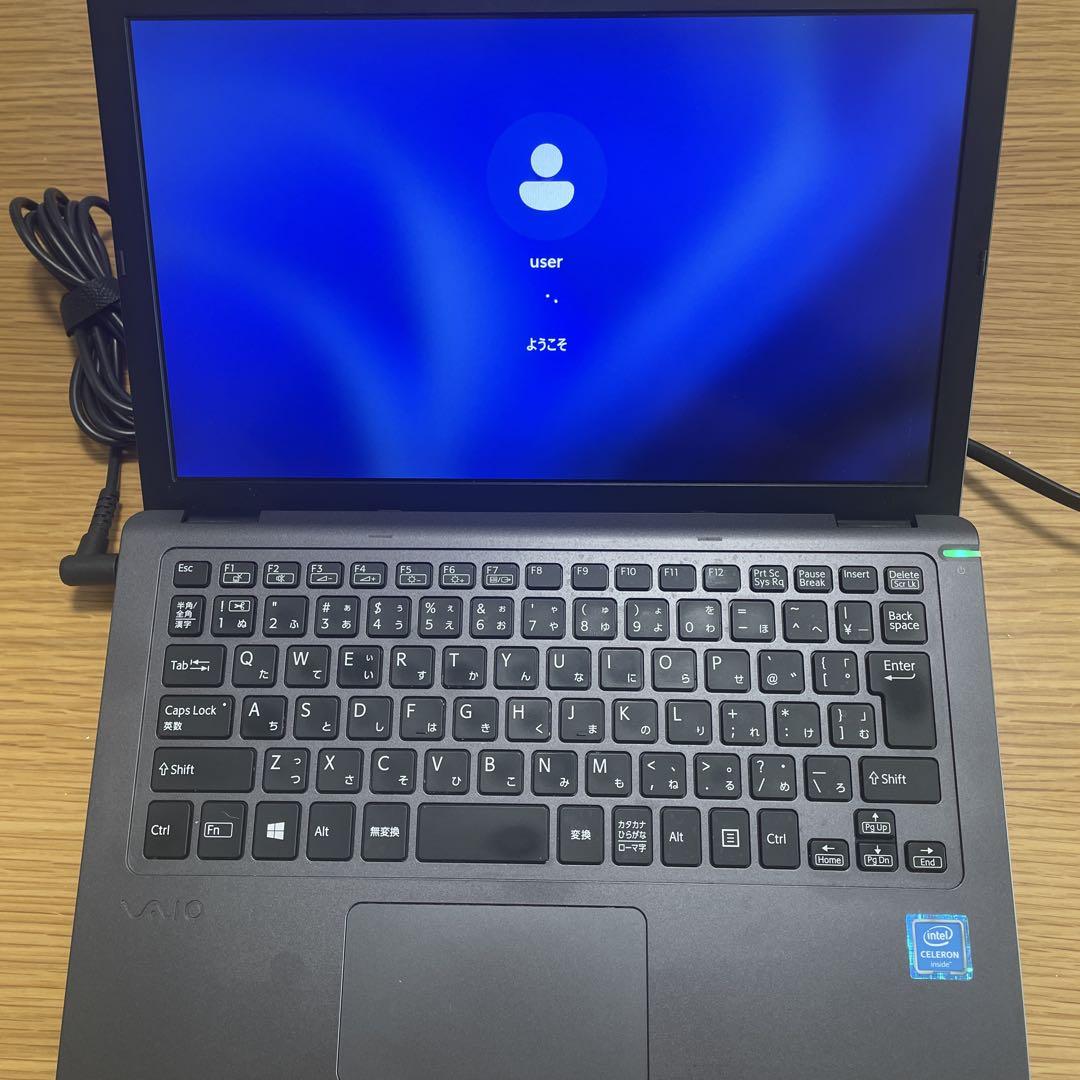 VAIO超軽量/高速SSD256/高速起動/Win11/Office付/バッテ可