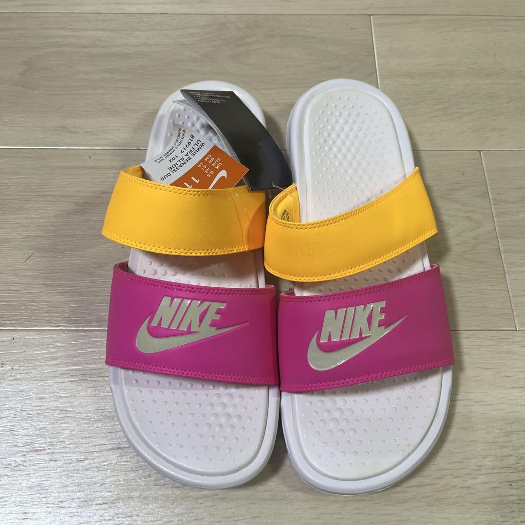 Nike ビーチサンダル サイズ11 ピンク/イエロー