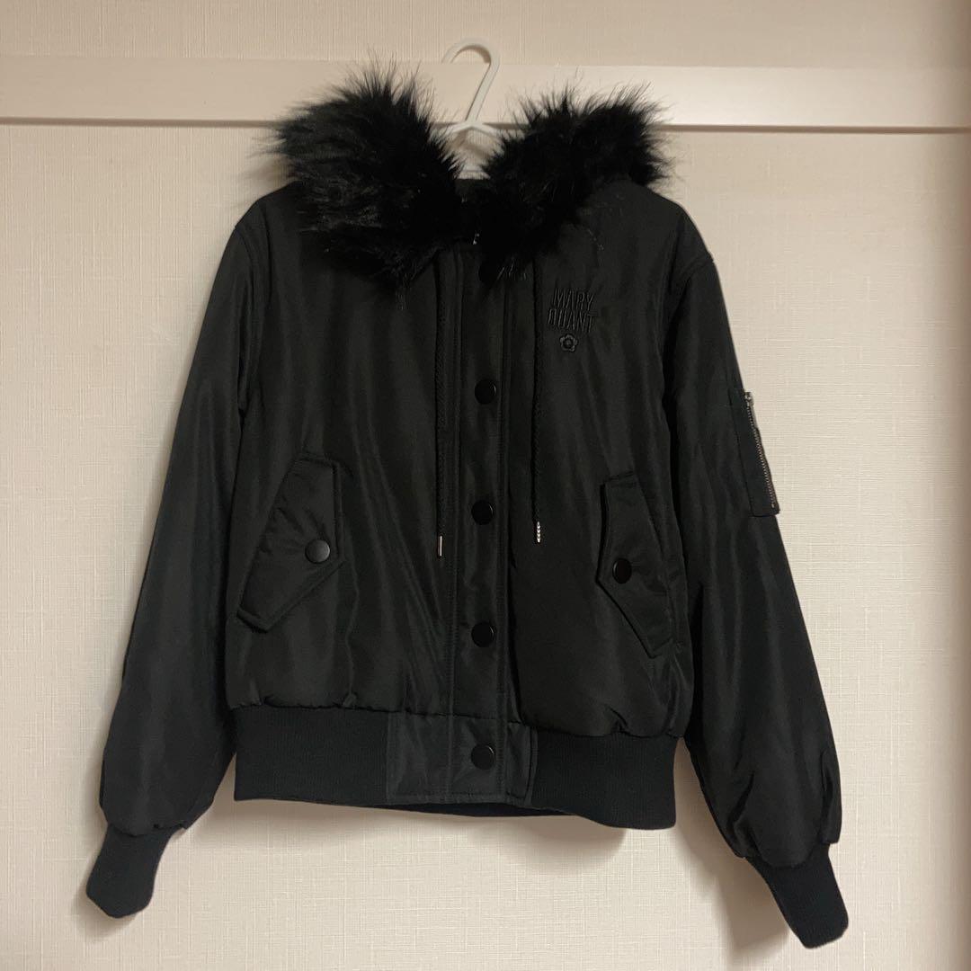 マリークワント MARY QUANT ファー付きフードジャンパー