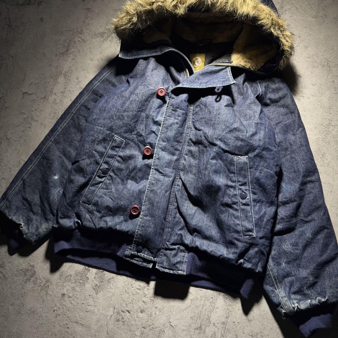 ジャケット・アウター OCTOPUS ARMY DENIM N2B flight jacket