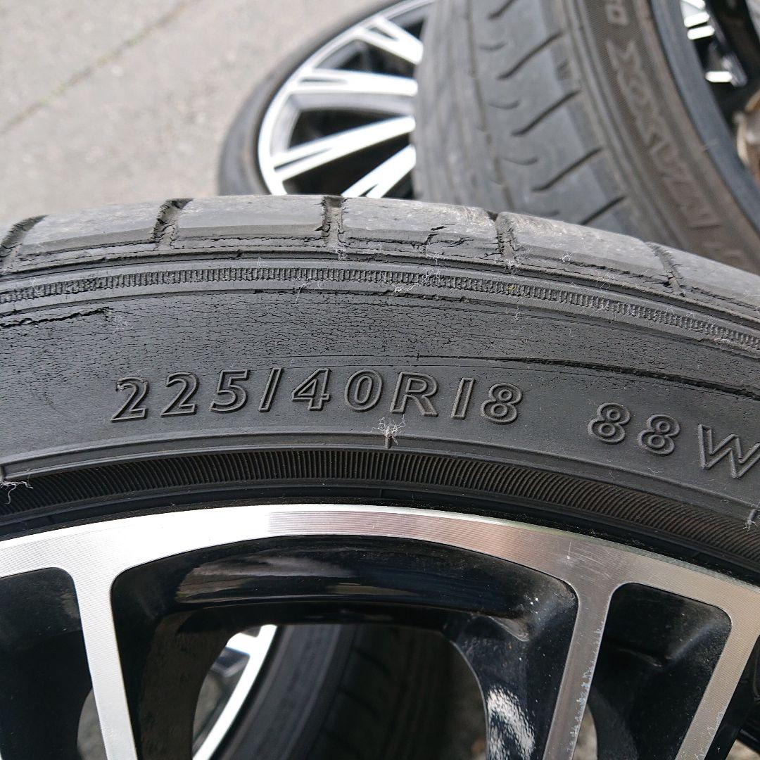 レアマイスター 18インチ 225/40R18 タイヤ付き 4本セット