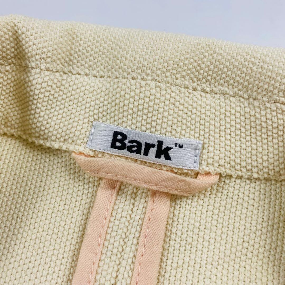 【送料0円】 テーラードジャケット バーク Bark ワッペン 鹿の子 アイボリー ジャケット・アウター
