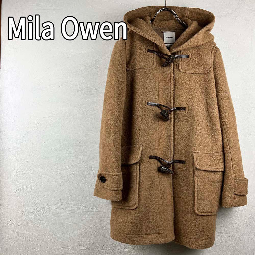 クリアランスお値下 Mila Owen ダッフルコート キャメル ウール混 ミラオーウェン クリアランス純正品 レディース ジャケット アウター Dmrnepal Com