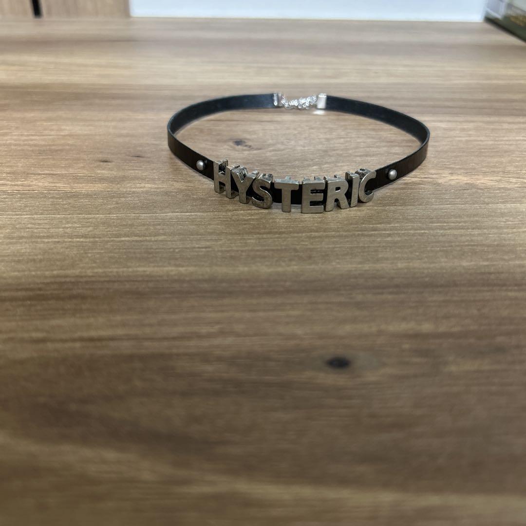 HYSTERIC ロゴ入り ブラックチョーカー