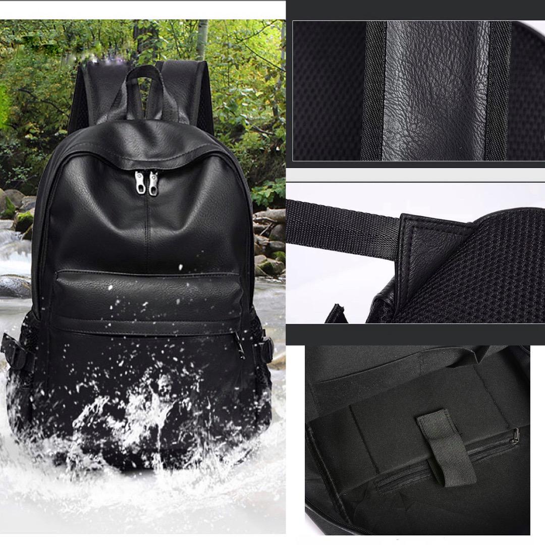 正規店安い メンズ バックパック アメリカ 黒 ブラック 備品 5swPh-m11506479373 リュック レザー 男 高品質 超激得人気