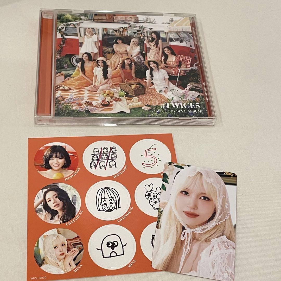 TWICE5 初回限定盤A ミナ トレカ TWICE - メルカリ
