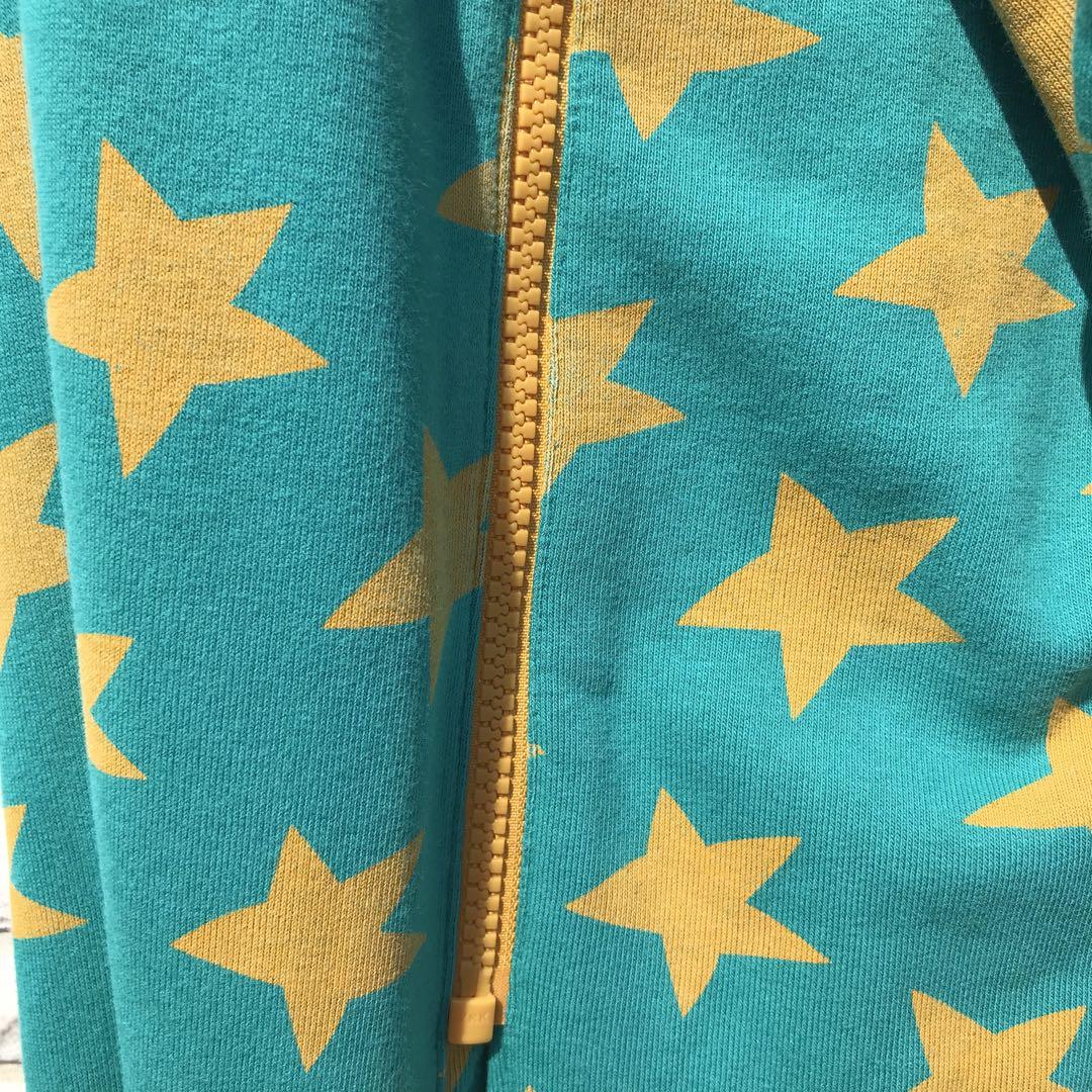 アディダス×ジェレミースコット　スウェット　グリーン　XS　スター　ボンテージ