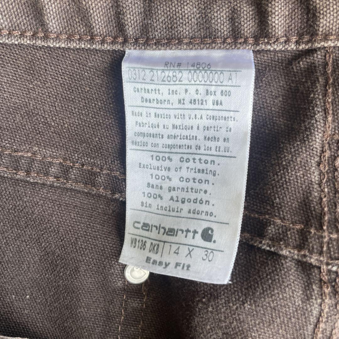 Carhartt ダブルニー ブラウン