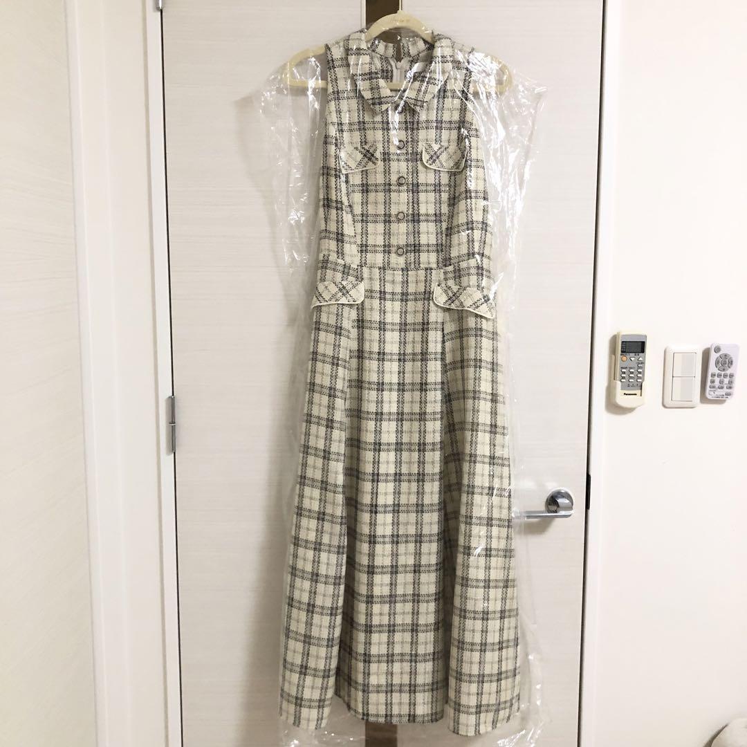 7/4以降発送】herlipto Faubourg Tweed Dress M - メルカリ