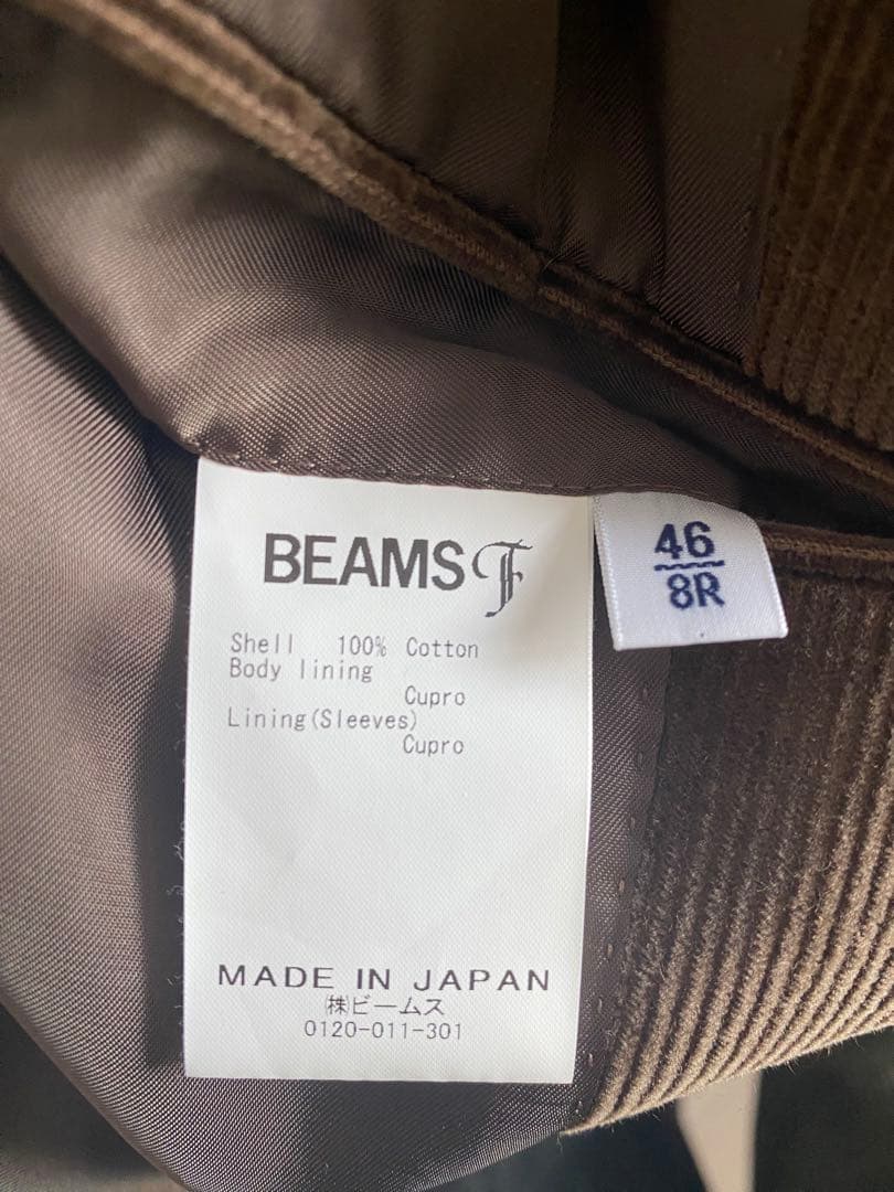 ビームス F コーデュロイ ジャケットBEAMS DUCA VISCONTI ビームス F コーデュロイ ジャケットBEAMS DUCA VISCONTI