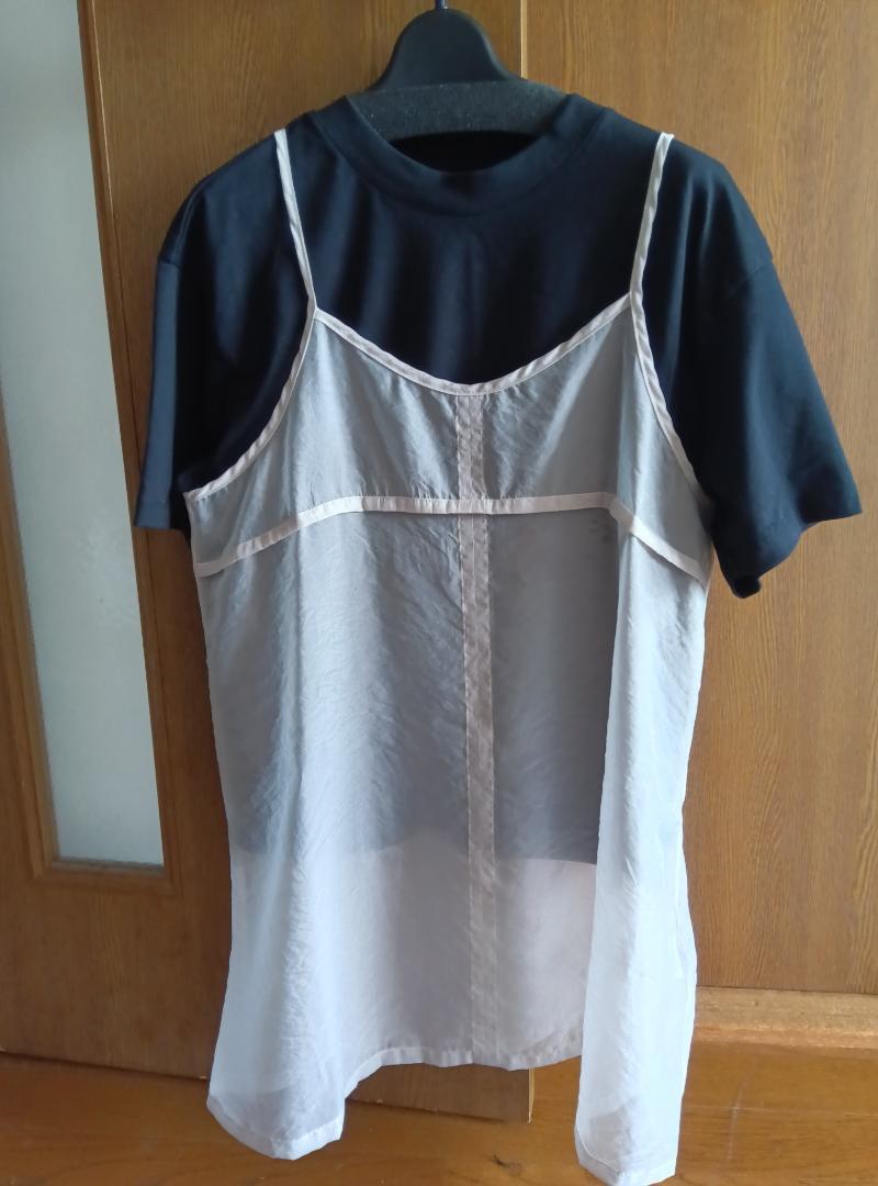 CLOCHE新品☆シアーチュニックキャミ