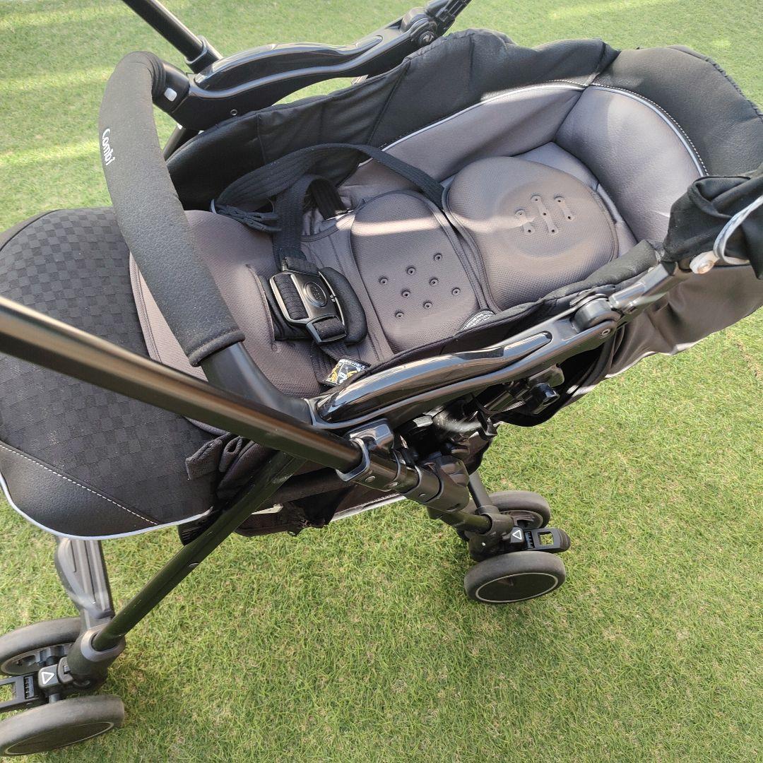 ★美品★　コンビ　ベビーカー　新生児〜３歳　両対面　AB　エッグショック