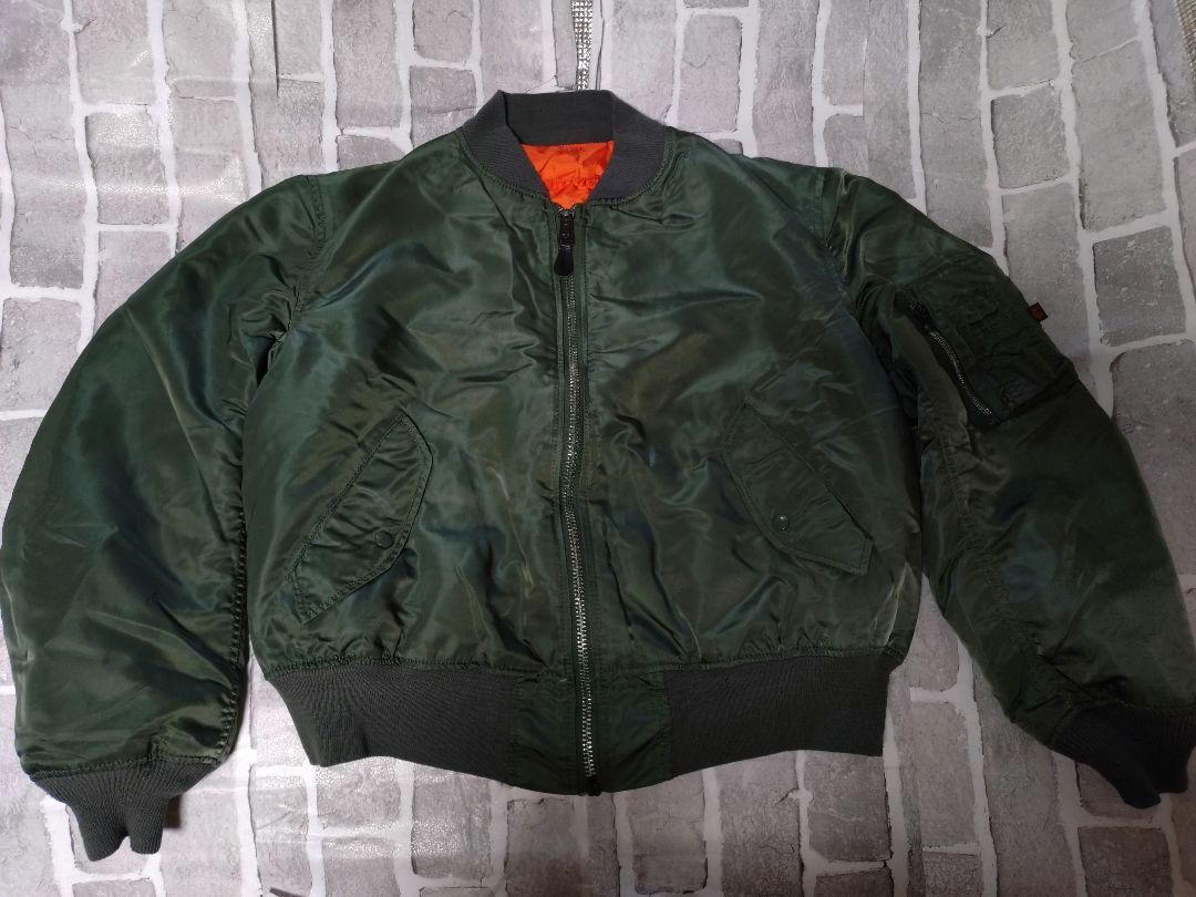 【訳あり】【ビンテージ美品】【希少XLサイズ】【MA-1】【アルファ】【USA製