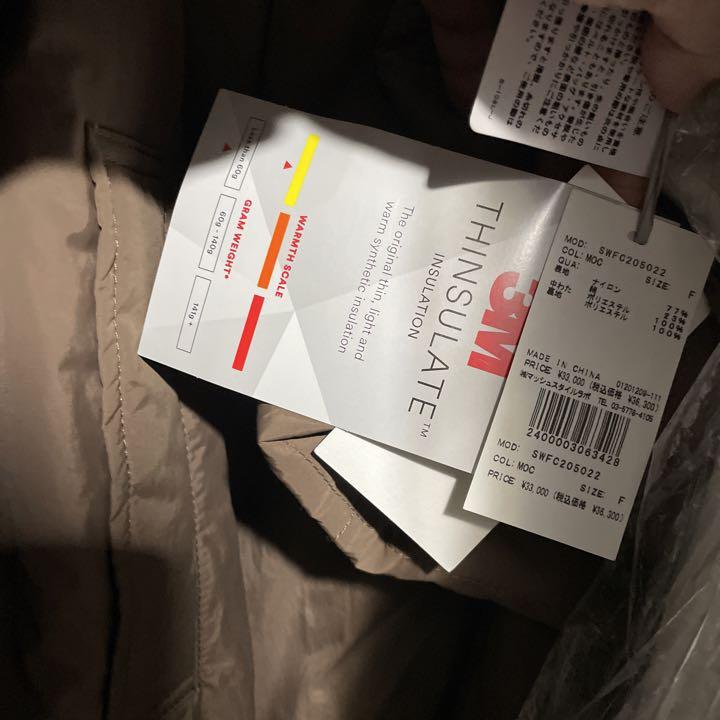 タグ付き新品　スナイデル　中綿トレンチコート