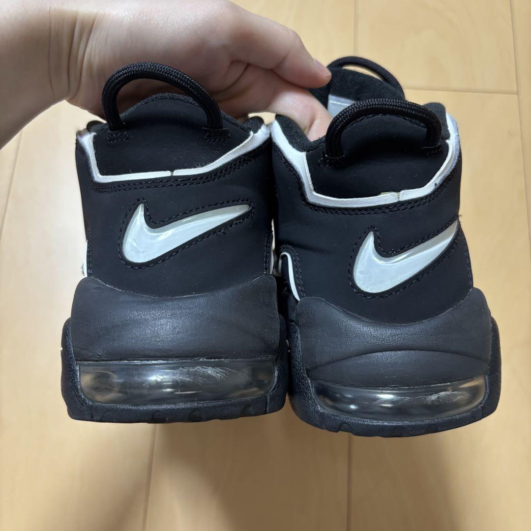 モアテン more uptempo 24.5cm 黒 ブラック
