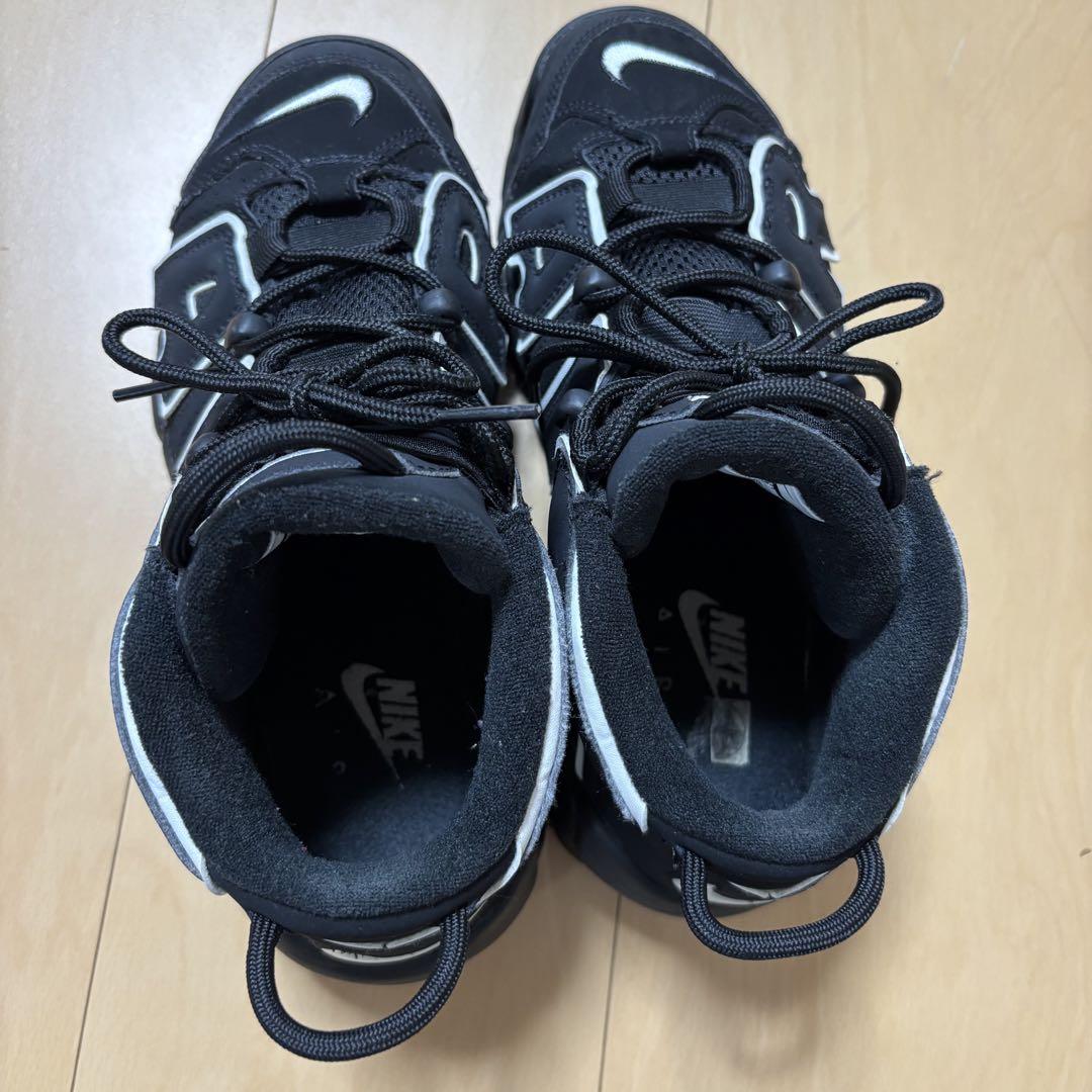 モアテン more uptempo 24.5cm 黒 ブラック