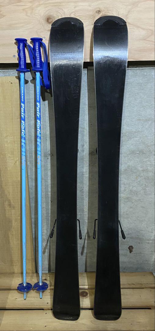 ロシニョール スキー板 100cm・ストック付き ジュニア
