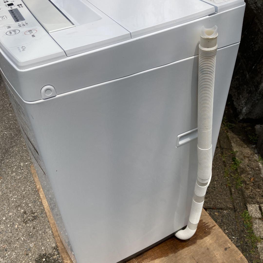 【送料込】2020年製 東芝電気洗濯機 4.5キロ