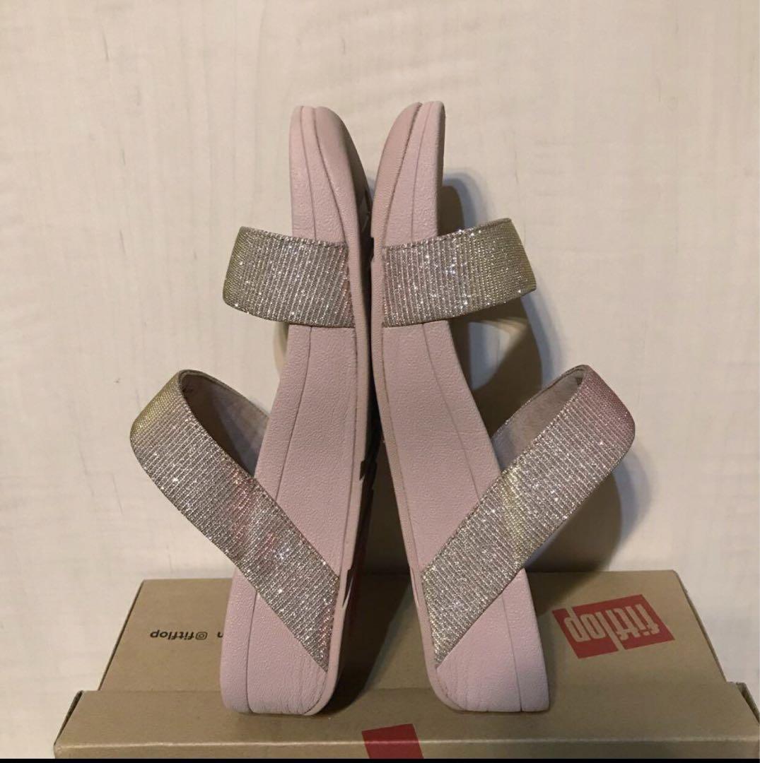 フィットフロップ fitflop LOTTIE GLITZY SLIDE （Black